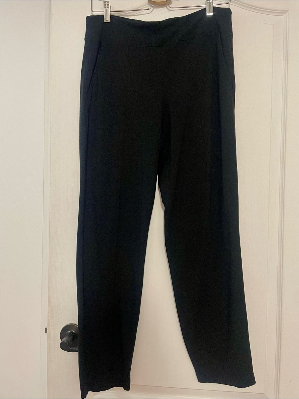 Kit and Ace Black Straight-Leg Pants Size 12